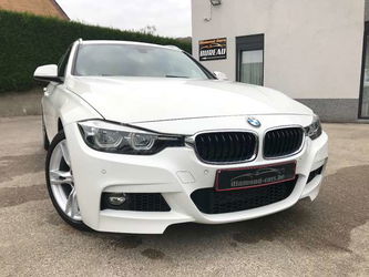 BMW 318 BREAK*BLANC*PACK M*CUIR*CLIM NAVI *LED* PDC*JA18*