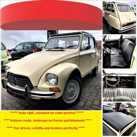 Citroen Dyane AUTO RIJDT*AUTO ROULANTE*CAR DRIVES*Auto fährt