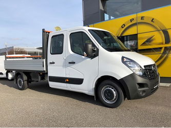Opel Movano Dubbel cabine open laadbak 2 + 4 zit, met navigatie!