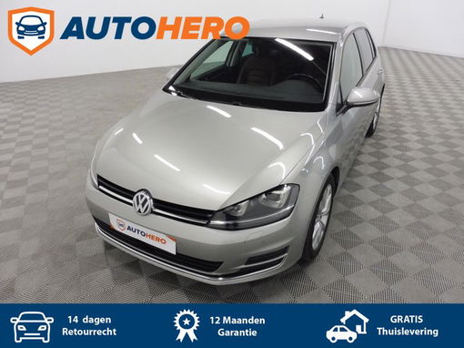 Volkswagen Golf 1.4 TSI Highline PZ71891 | Navi | LED | Leder | Adaptive Cruise | Parkeersensoren V+A | Climate | Bluetooth | Lichtmetalen Velgen |
