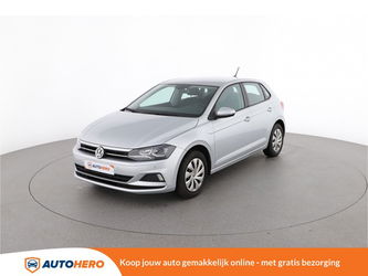 Volkswagen Polo 1.0 Comfortline 75PK TE89746 | Dealer Onderhouden | Navi | Airco | Cruise | Parkeersensoren V+A | Start/Stop |