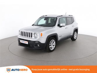 Jeep Renegade 1.6 M-Jet Limited 120PK FZ03577 | Dealer Onderhouden | Navi | Parkeersensoren V+A | Stoelverwarming | Bi-Xenon | Cruise | Trekhaak | Dakrails |