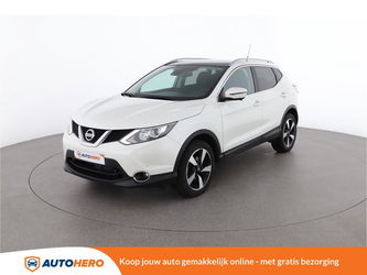 Nissan Qashqai 1.2 N-Connecta 115PK BL00034 | Dealer Onderhouden | Navi | Pano | Climate | Cruise | Parkeersensoren | Trekhaak | Omgevingsdetectie | Bluetooth | Dakrails | Lichtmetalen Velgen |