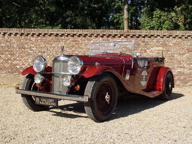 Alvis Speed 20 Open Tourer 6-cylinder SD engine, mechanically rebuilt