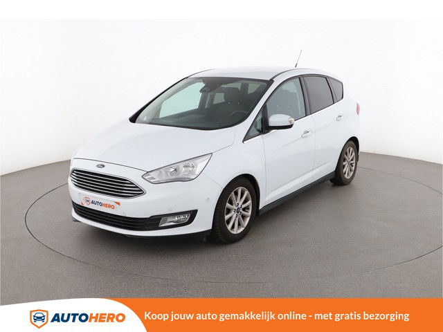 Ford C-MAX 1.5 TDCi Titanium 120PK LZ88771 | Dealer Onderhouden | Climate | Cruise | Camera | Parkeerassistent | Navi | Stoelverwarming | Trekhaak | Keyless Start | Bluetooth | Winter Pakket |
