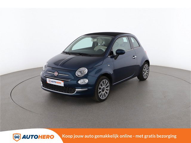 Fiat 500 C 1.2 Lounge 70PK WC85904 | Cabrio | Climate | Cruise | Parkeersensoren | Navigatie | Dagrijverlichting | City Steering | Lichtmetalen Velgen |