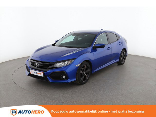 Honda Civic 1.0 i-VTEC Elegance 130PK PR14918 | Adaptive Cruise | Camera | Navi | Stoelverwarming | Climate | Parkeersensoren V+A | Handsfree | Rijstrooksensor |