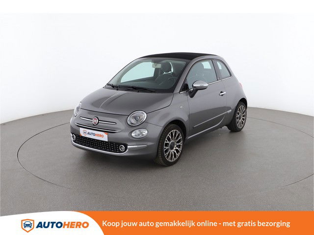 Fiat 500 C 1.2 Lounge 70PK UC30287 | Dealer Onderhouden | Cruise | Climate | Parkeersensoren Achter | Digitaal Instrumentenpaneel | Elektrische Kap | Navi | Handsfree | City Steering |