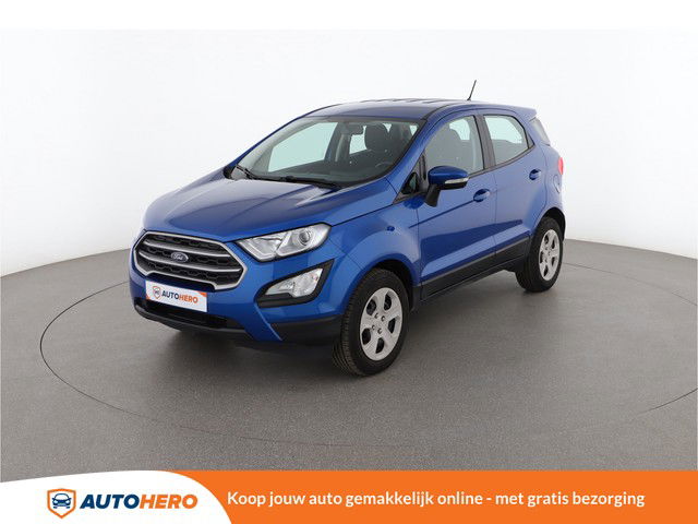 Ford EcoSport 1.0 EcoBoost Titanium 125PK GJ99505 | Dealer Onderhouden | Airconditioning | Parkeersensoren Achteraan | LED Dagrijverlichting | Handsfree | Multifunctioneel Stuurwiel | Dakrails |