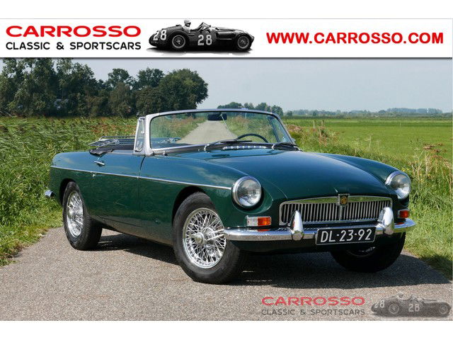 MG B type 1.8 Roadster MKI Chroom spaakwielen