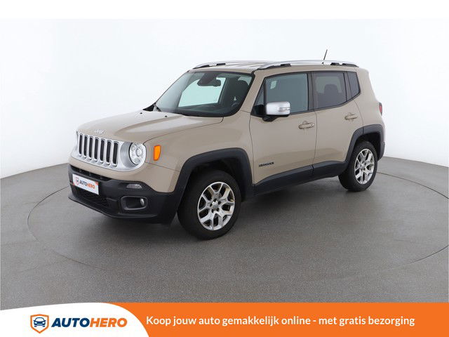 Jeep Renegade 2.0 MultiJet Limited AWD 140PK WT41601 | Euro 6 | Cruise | Camera | Navi | Climate | Parkeersensor | Xenon | Keyless Entry/Start | Rijstrooksensor | Handsfree | Trekhaak |