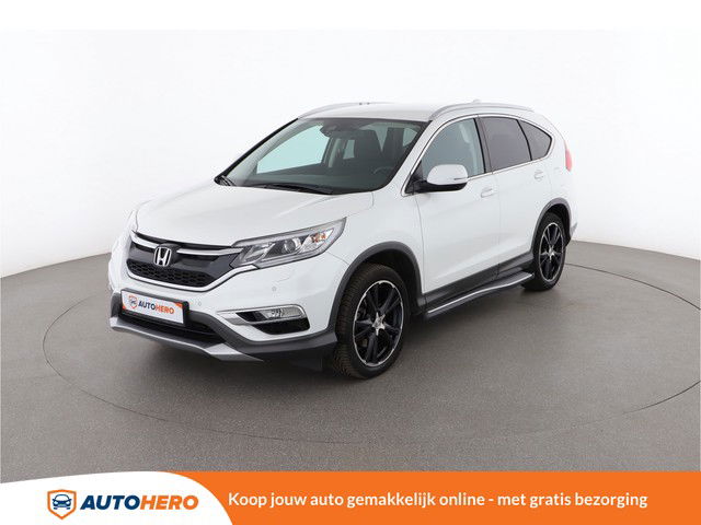 Honda CR-V 1.6D 4WD Lifestyle 160PK YE77344 | Dealer Onderhouden | Navi | Climate | Camera | Cruise | Handsfree | Xenon Verlichting | Licht- En Regensensor | Parkeersensor V+A | Dakrails | Stoelverwarming | Euro 6 |