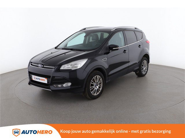 Ford Kuga 1.6 EcoBoost Titanium 150PK CY67359 | Cruise | Climate | Parkeerassistent | Parkeersensoren V+A | Stoelverwarming | Voorruitverwarming | Dakrails | Navi | Bluetooth | Keyless |