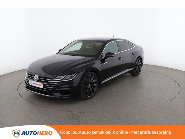 Volkswagen Arteon 2.0 TDI R-Line 4Motion 240PK HJ22255 | BTW | Adaptive Cruise | Climate | Stoelverwarming | Panorama | Navi | Euro 6 | Parkeerassistent | LED | Rijstrooksensor | Digitaal Instrumentenpaneel | DSG | Ergo Comfort Stoelen |