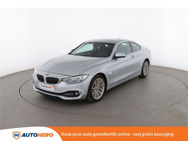 BMW 4-serie Coupé 425d 211PK HD99067 | BTW | Euro 6 | Cruise | Navi | Stoelverwarming | Parkeersensoren V+A | Climate | Glazen Schuifdak | Sportstoelen | LED | Handsfree | Leder | Koplampreiniging | Stoel Met Geheugen |