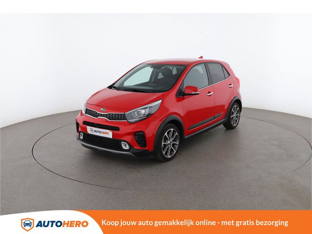Kia Picanto 1.0 T-GDI GT-Line 100PK XL81314 | Dealer Onderhouden | Achteruitrijcamera | Climate Control | Parkeersensoren | Navigatie | Bluetooth | Leder | Getinte Ruiten | Lichtmetalen Velgen |