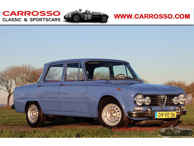Alfa Romeo Giulia Super 1.6 L Professional restoration / 2.0 Engine / 'Azuro Le Mans'