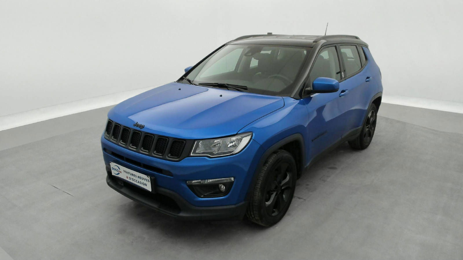 Jeep Compass 1.6 MJD 4x2 Blackstar *NAVI/CUIR PARTIEL/JA18*
