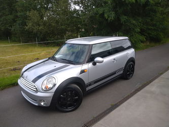 MINI Cooper Clubman 1.6i Halflederen sportzetels, Airco, Regen lichtsensor...