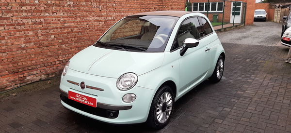 Fiat 500 C Cabrio 1.2i Lounge*AUTO AIRCO*ALU VELGEN*BLUETOOTH*TOPPER!!**