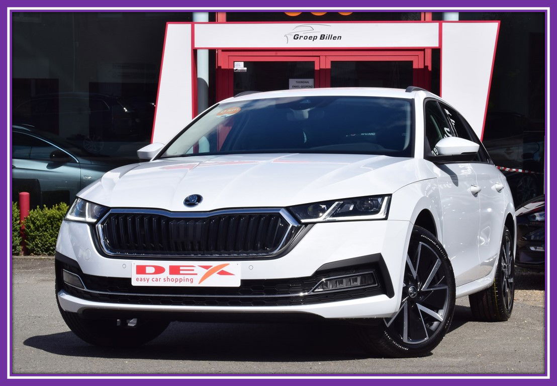Skoda Octavia Combi 1500TSi 150pk - SPORTZETELS - NAVIGATIE - MATRIX LED - PDC v/a - 18" ALu - NIEUW