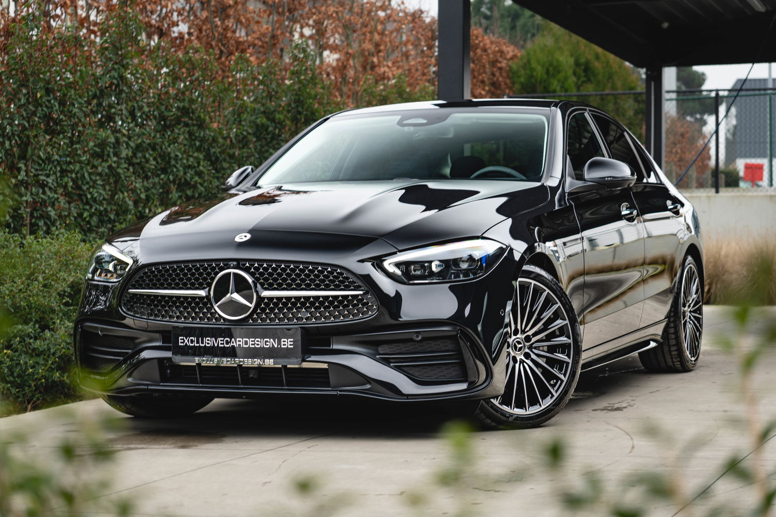 Mercedes C 200 AMG Line Night/Digital Light/GPS/360 Cam/Privacy