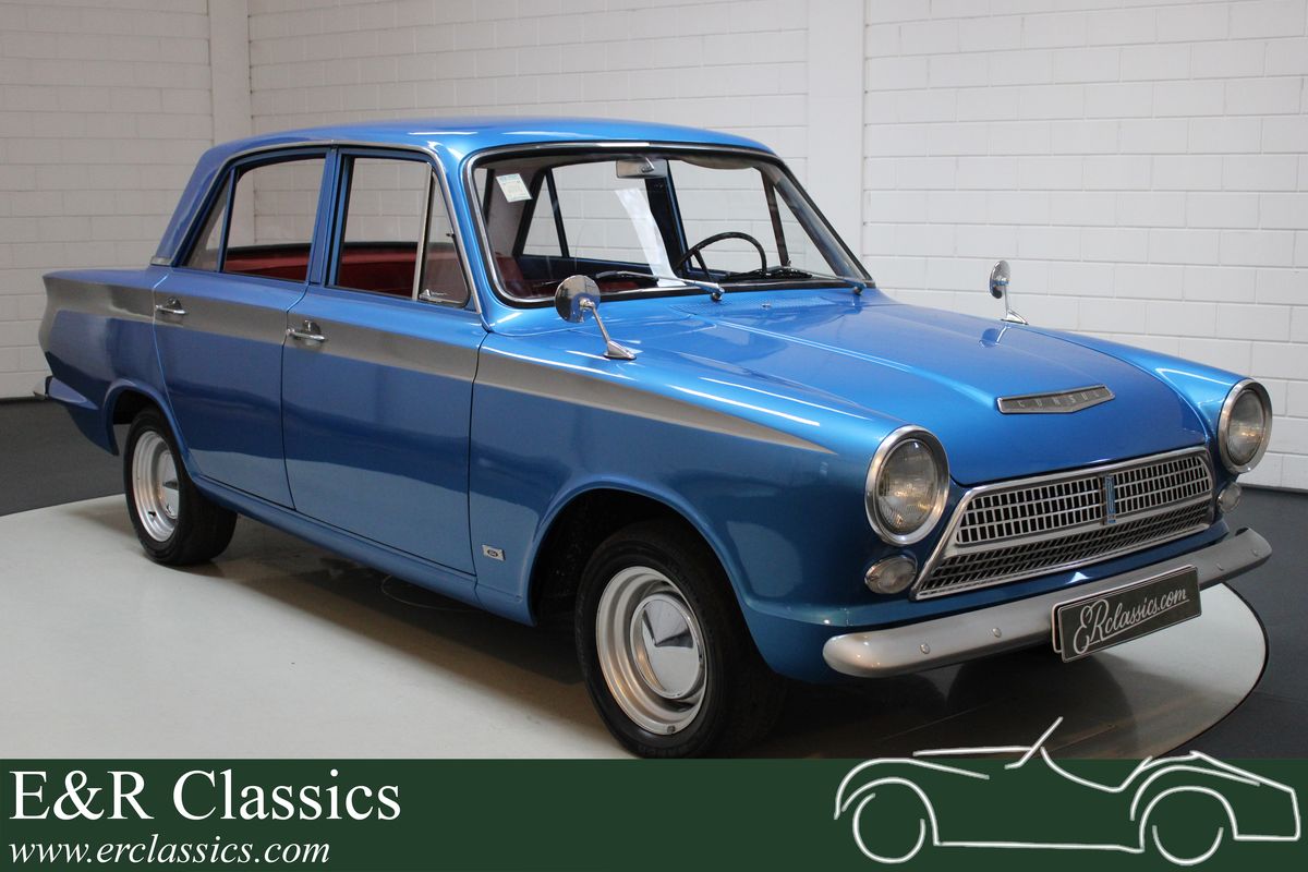 Ford Cortina 1963 uitvoerig gerestaureerd
