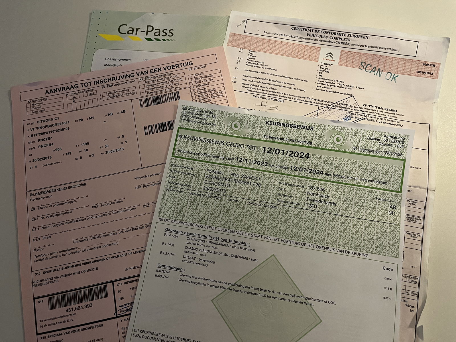 Citroen C1 1,0 Benzine / GARANTIE / CONTROLE OKE / EURO 5