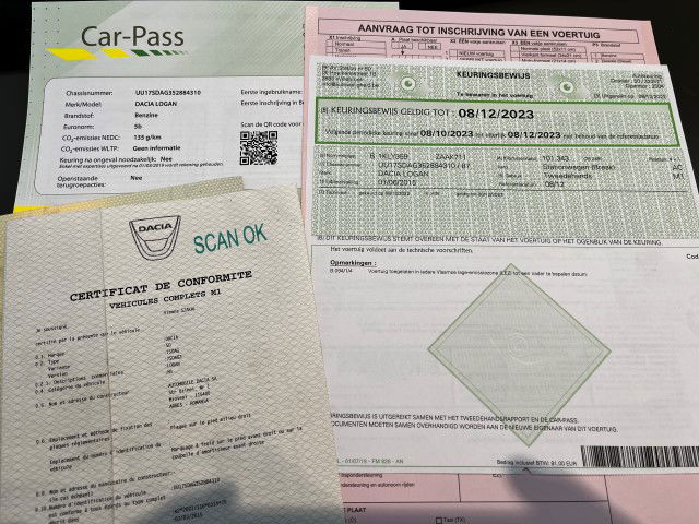 Dacia Logan MCV 1,2 BENZINE / GARANTIE / CONTROL OKE / LEZ OKE / EURO 5