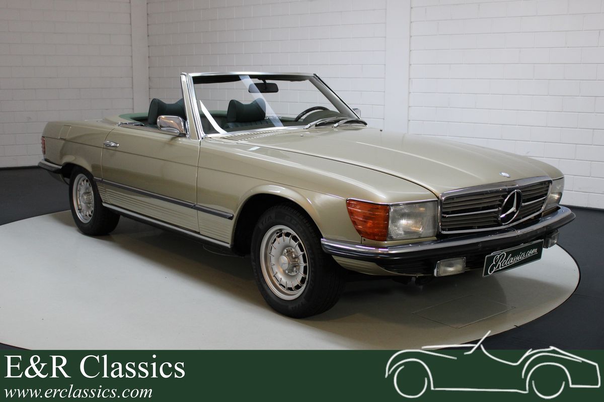 Mercedes 350 SL cabriolet V8 motor 1972