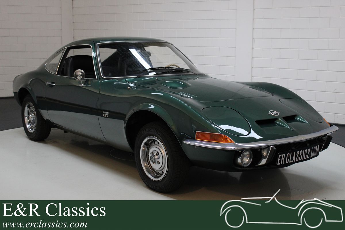 Opel GT 1972 Dubbele RVS-uitlaten
