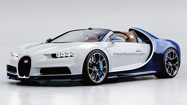 Premier Rendu De La Bugatti Chiron Cabriolet Gocar Be