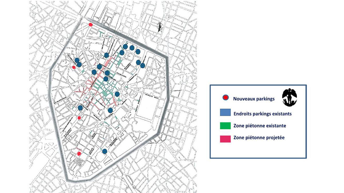 Le triple point fort a été le coursier fou qui fait la course dans la zone piétonne à Bruxelles.