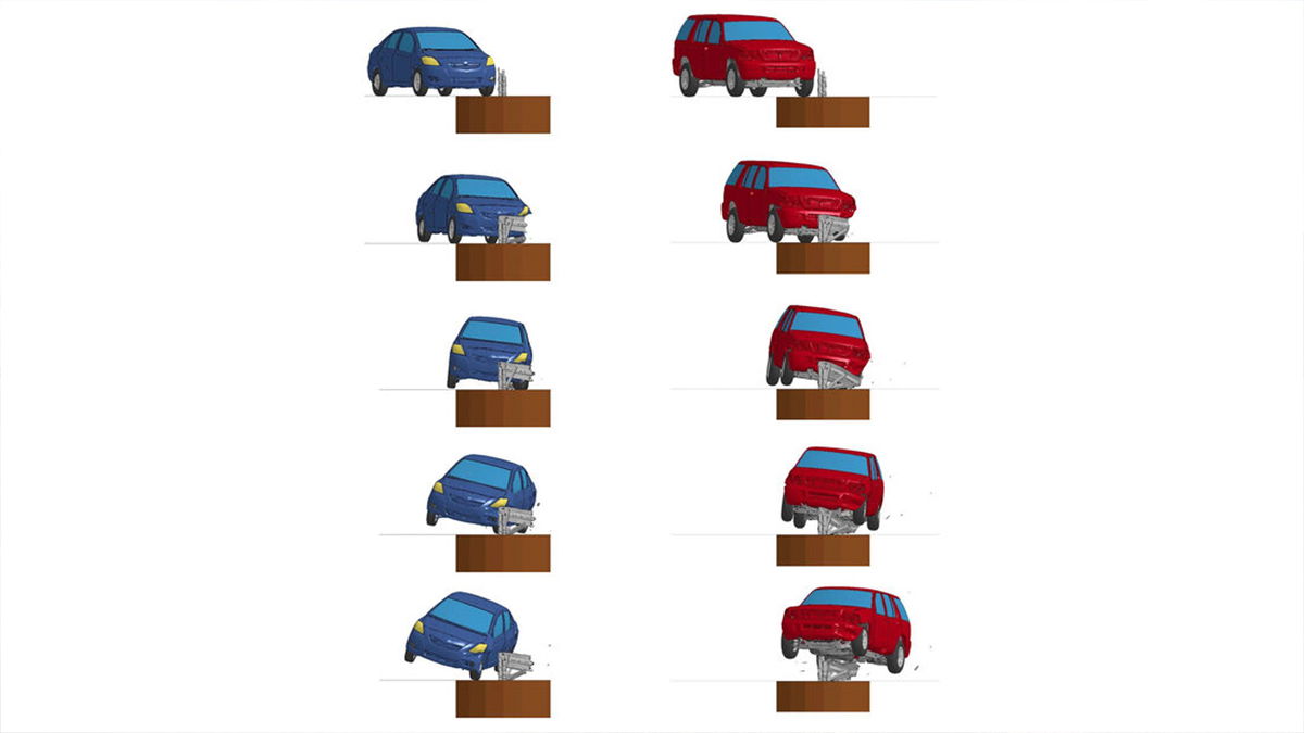 Les glissières de sécurité sont incapables de résister à des SUV lourds