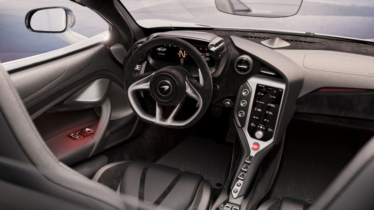 McLaren 750S habitacle