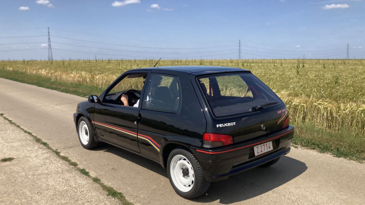 106 rallye dynamique arriere