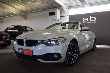 BMW 420 DAS CABRIO *SPORT-LINE*, AUTOM, LEDER, AIR-SCARF, NAVI, BT, XENON, PDC, ZETELVERW, MET FHC-GARANTIE!!