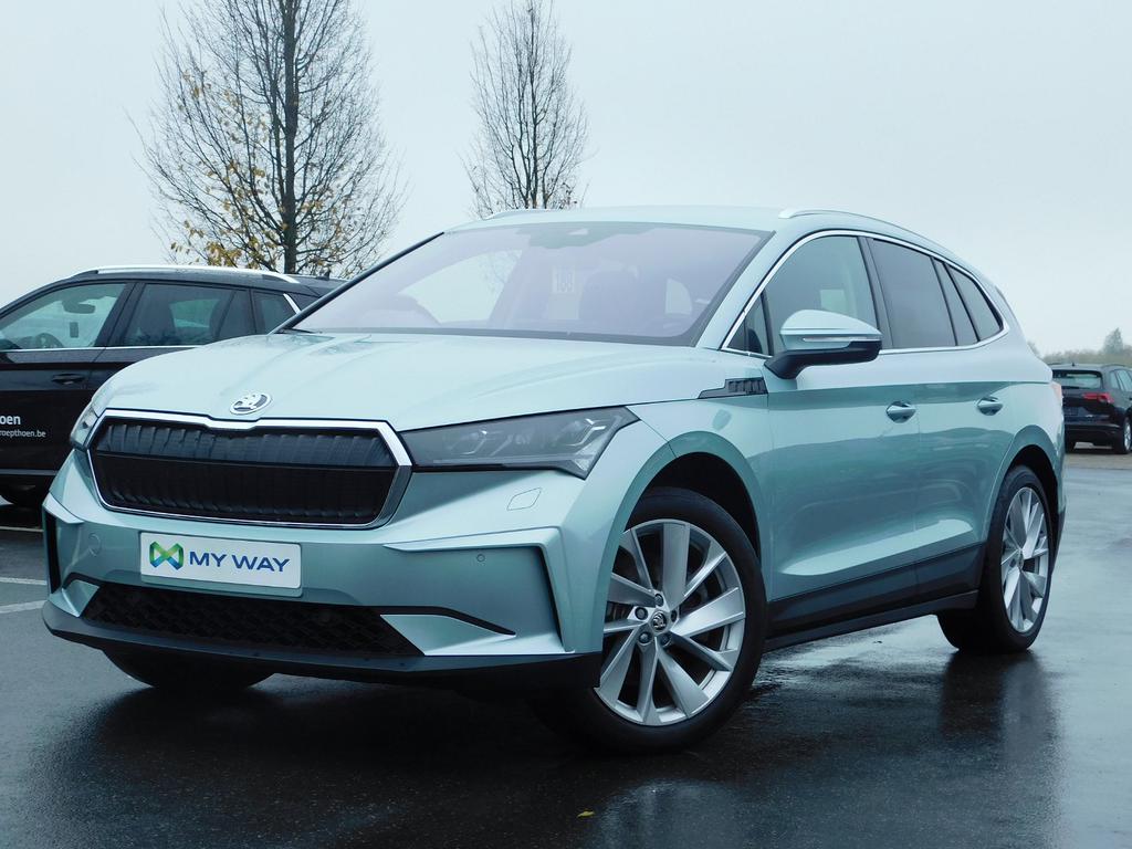 Skoda Enyaq 80 Suite El. bed. verw. lederen zetels / trekhaak