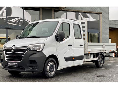 Renault Master 2.3D 163PK*OPEN LAADBAK*7 PLAATSEN*TREKHAAK*