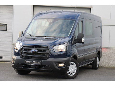 Ford Transit 2.0D 130PK AT6 DUBBELE CABINE L3H2 * AIRCO * SENSOREN * USB * BLUETOOTH