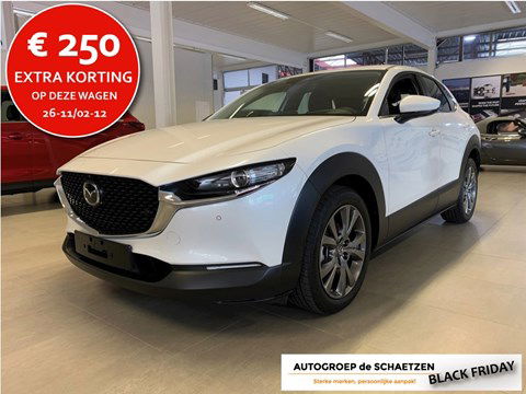 Mazda CX-30 LUXERY+LEDER+GPS+CAMERA+FABRIEKSGARANTIE TOT 04/06/2023+TEL 011/28.88.33