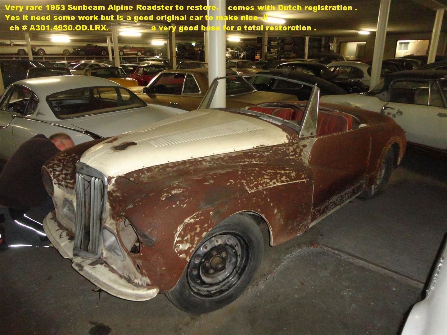 Sunbeam Alpine Roadster to restore