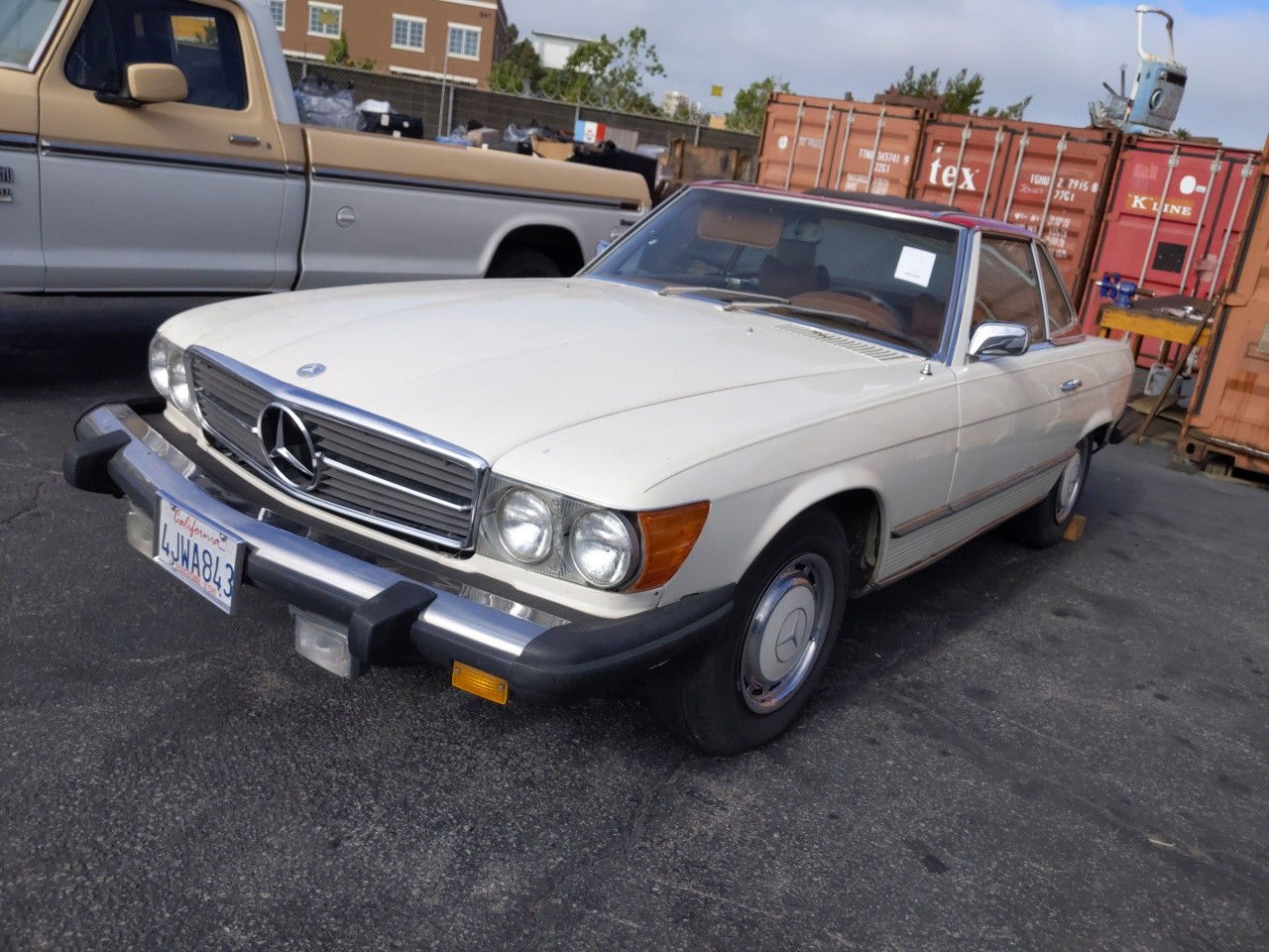Mercedes 450SL 74 white